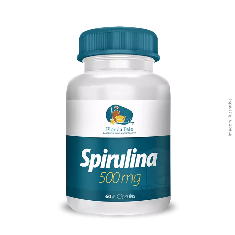 Spirulina 500mg 60 Cápsulas