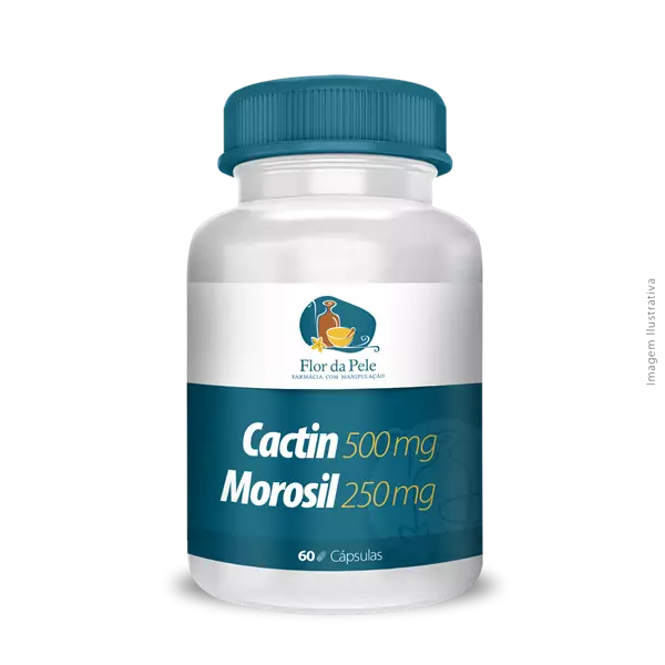 Cactin 500mg + Morosil 250mg 60 Cápsulas
