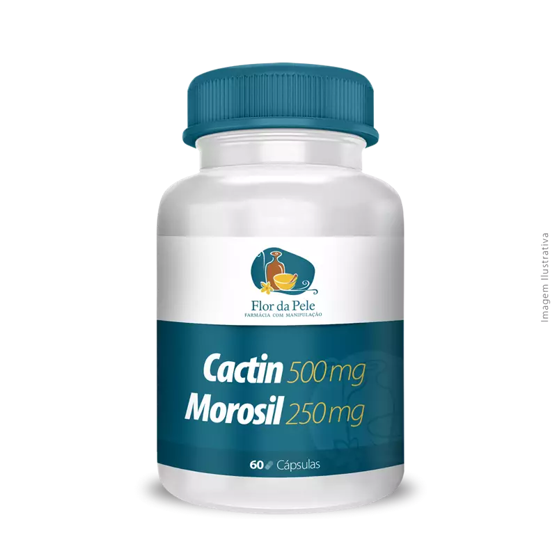 Cactin 500mg + Morosil 250mg 60 Cápsulas