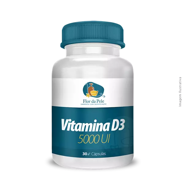 Vitamina D3 5000ui 30 Cápsulas