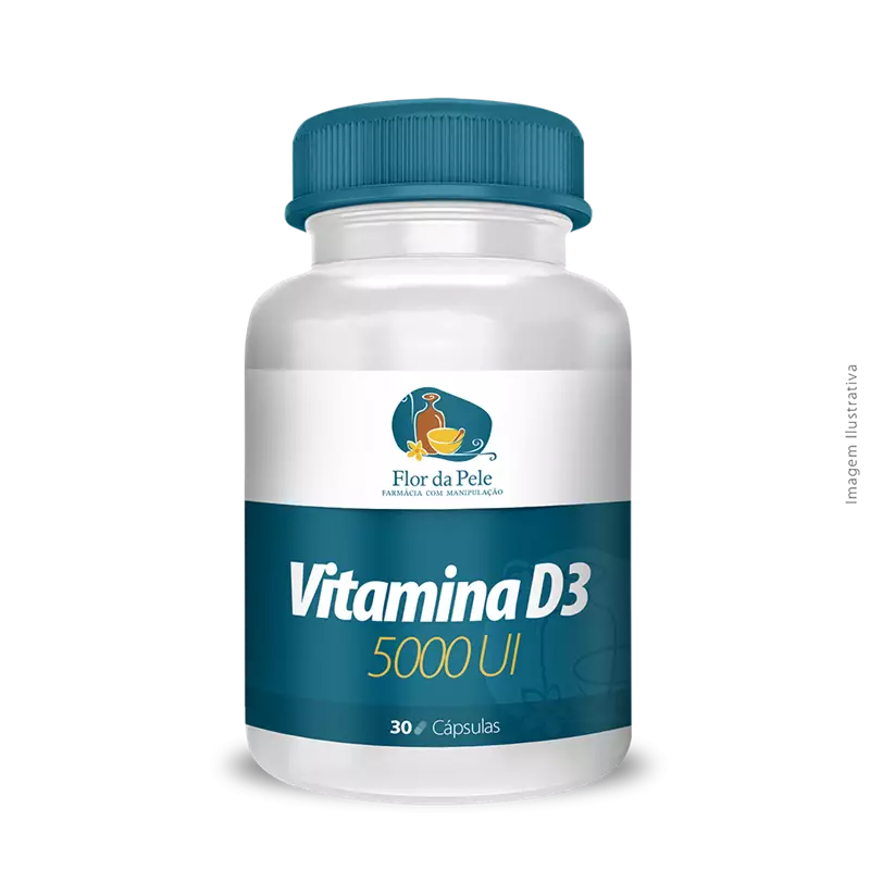 Vitamina D3 5000ui 30 Cápsulas