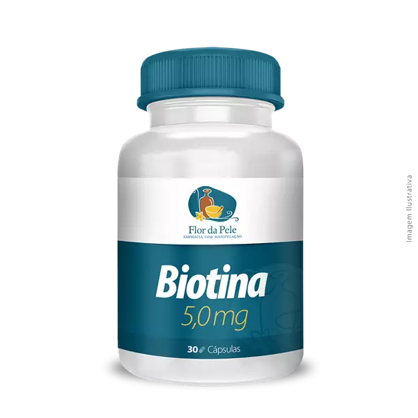 Biotina 5mg 30 Cápsulas Biotina 5mg 30 Cápsulas