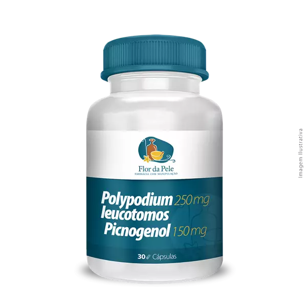 Polypodium Leucotomos 250 mg + Picnogenol 150 mg 30 Cápsulas