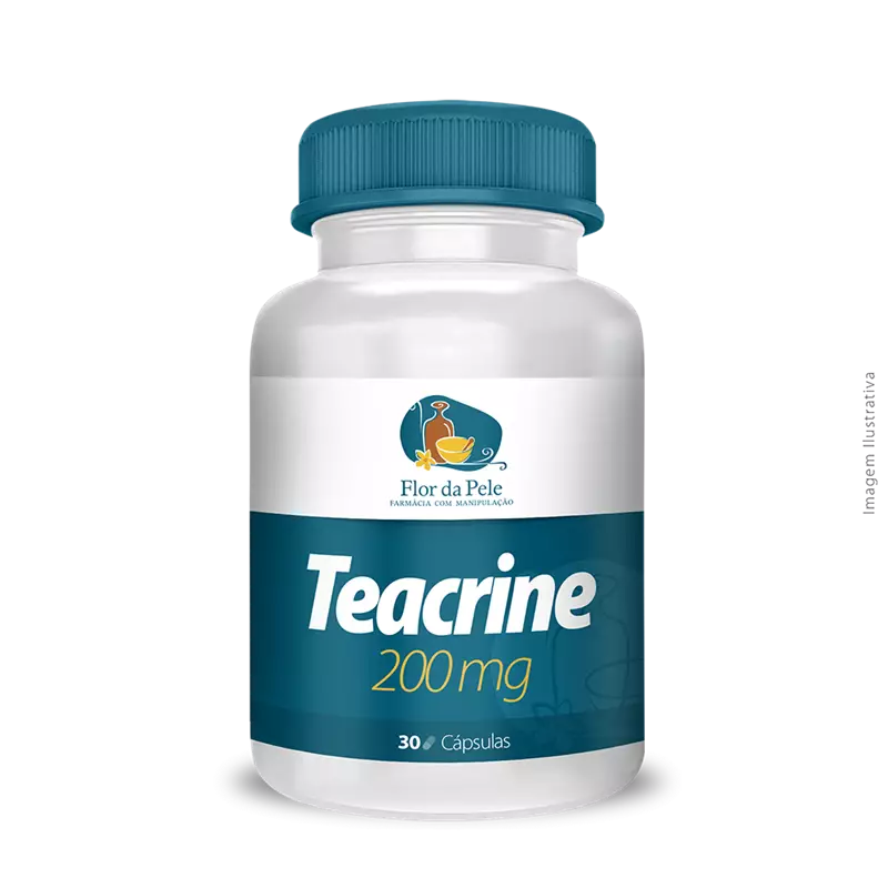 Teacrine 200mg 30 Cápsulas
