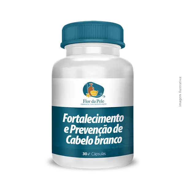 Fortalecimento e Prevenção de Cabelo branco 30 Cápsulas Fortalecimento e Prevenção de Cabelo branco 30 Cápsulas