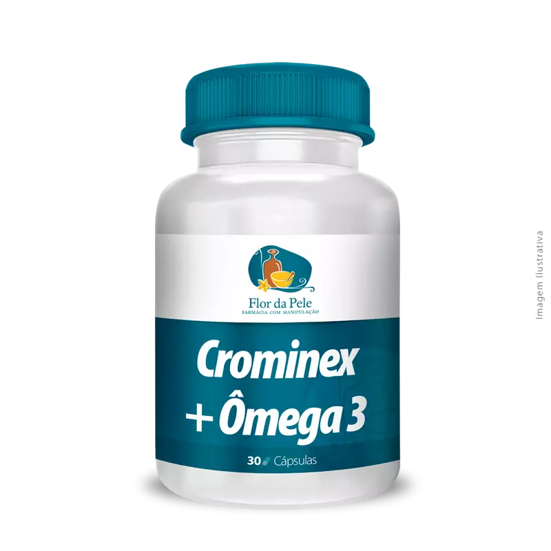Crominex + Ômega 3 30 Cápsulas