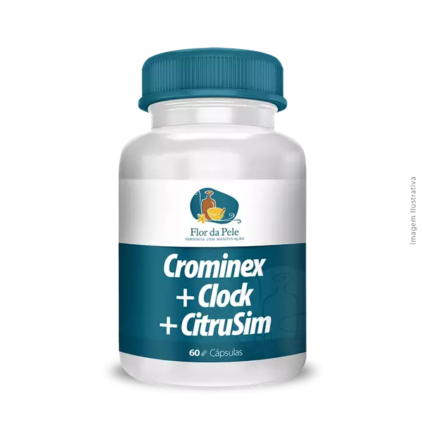 Crominex + Clock + CitruSim 60 Cápsulas