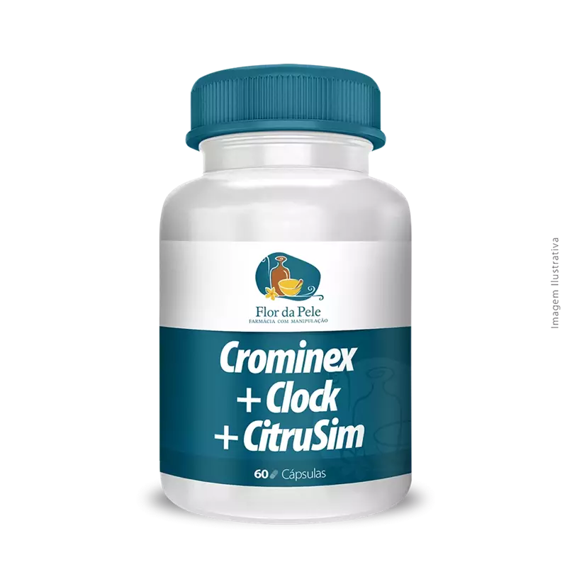 Crominex + Clock + CitruSim 60 Cápsulas