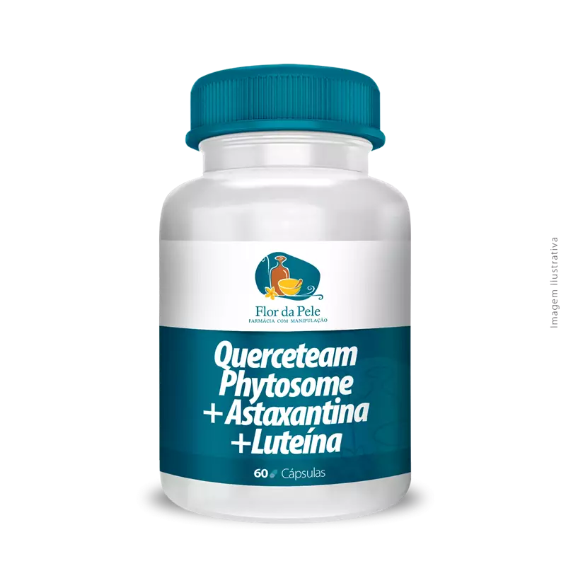 Querceteam Phytosome + Astaxantina + Luteína 60 Cápsulas