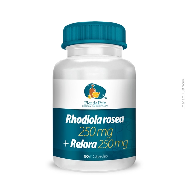 Rhodiola rosea 250mg + Relora 250mg 60 Cápsulas Rhodiola rosea 250mg + Relora 250mg 60 Cápsulas
