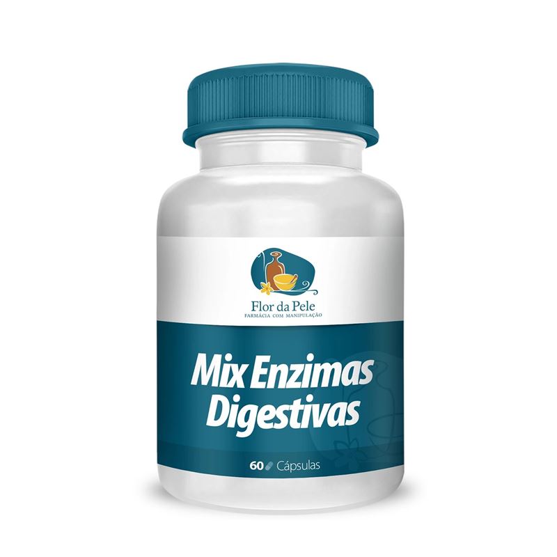 Mix Enzimas Digestivas 60 Cápsulas