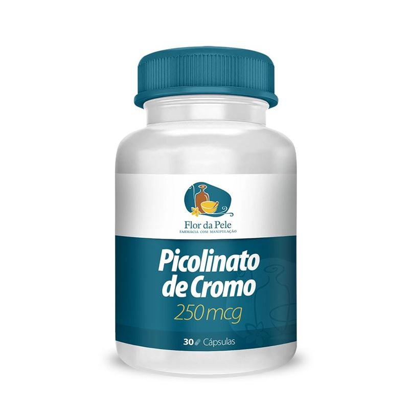 Picolinato de Cromo 250mcg 30 cápsulas