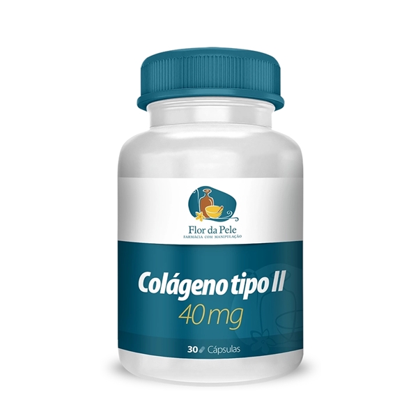 Colágeno Tipo II 40mg 30 Cápsulas