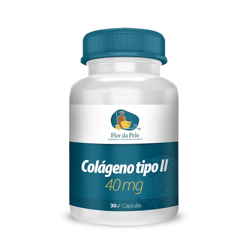 Colágeno Tipo II 40mg 30 Cápsulas